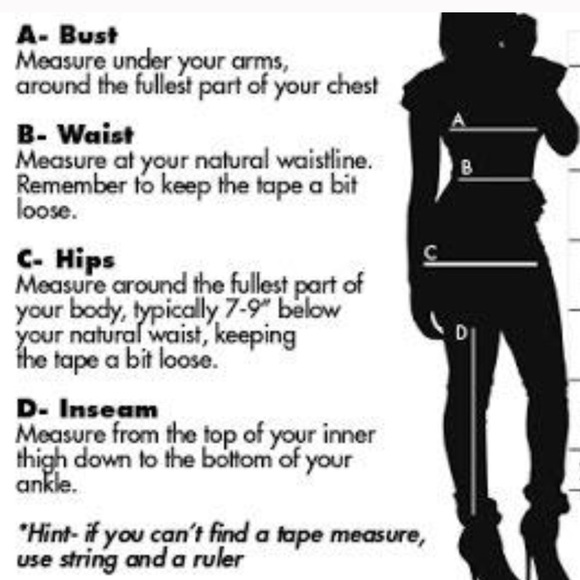Size Chart! How to measure and more! - Picture 3 of 8